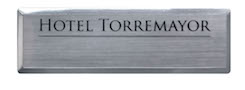 PLACA ID - REGULAR 24x75 mm - HOTEL TORRE MAYOR